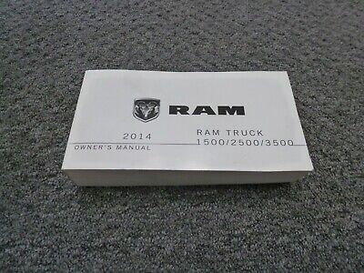 2014 Dodge Ram 2500 Truck Owner Operator Manual Tradesman SLT Laramie Longhorn