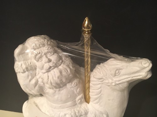 CALIFORNIA CREATIONS Ready To Paint SANTA'S CAROUSEL RIDE 91472 Sealed