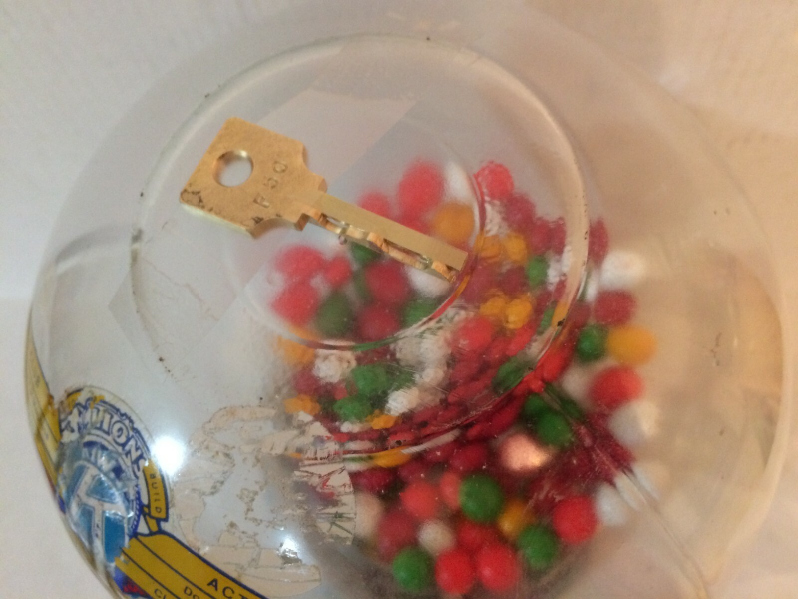 Ford Gumball Machine with Key Counter Top