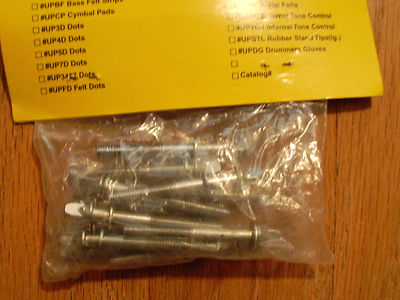 Drum tension rods, pack of 12, Cannon Percussion