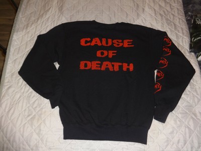 Obituary Sweatshirt M Size Death Metal Carcass Broken Hope 