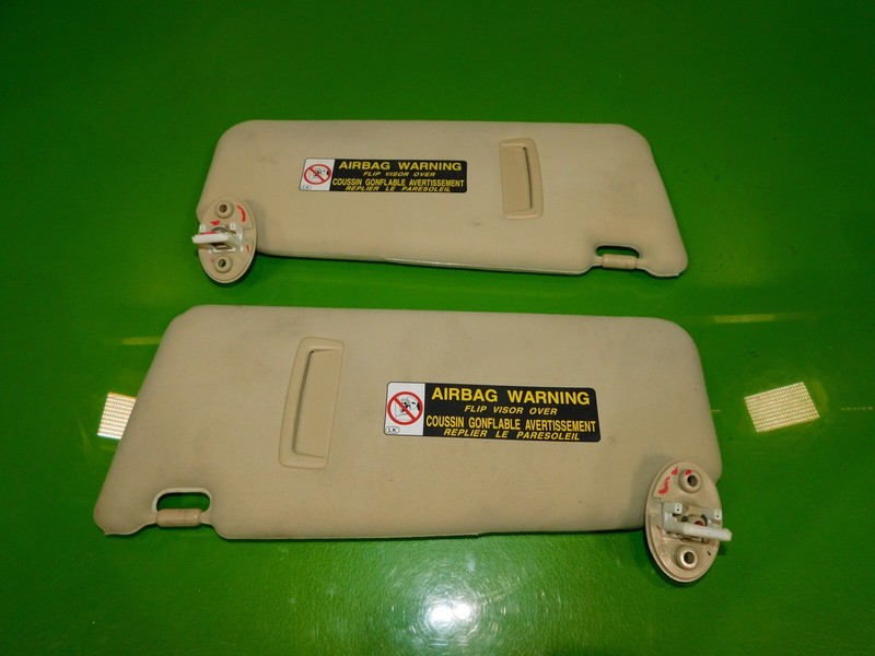 06-13 IS250 IS350 OEM sun visors blockers guards tan
