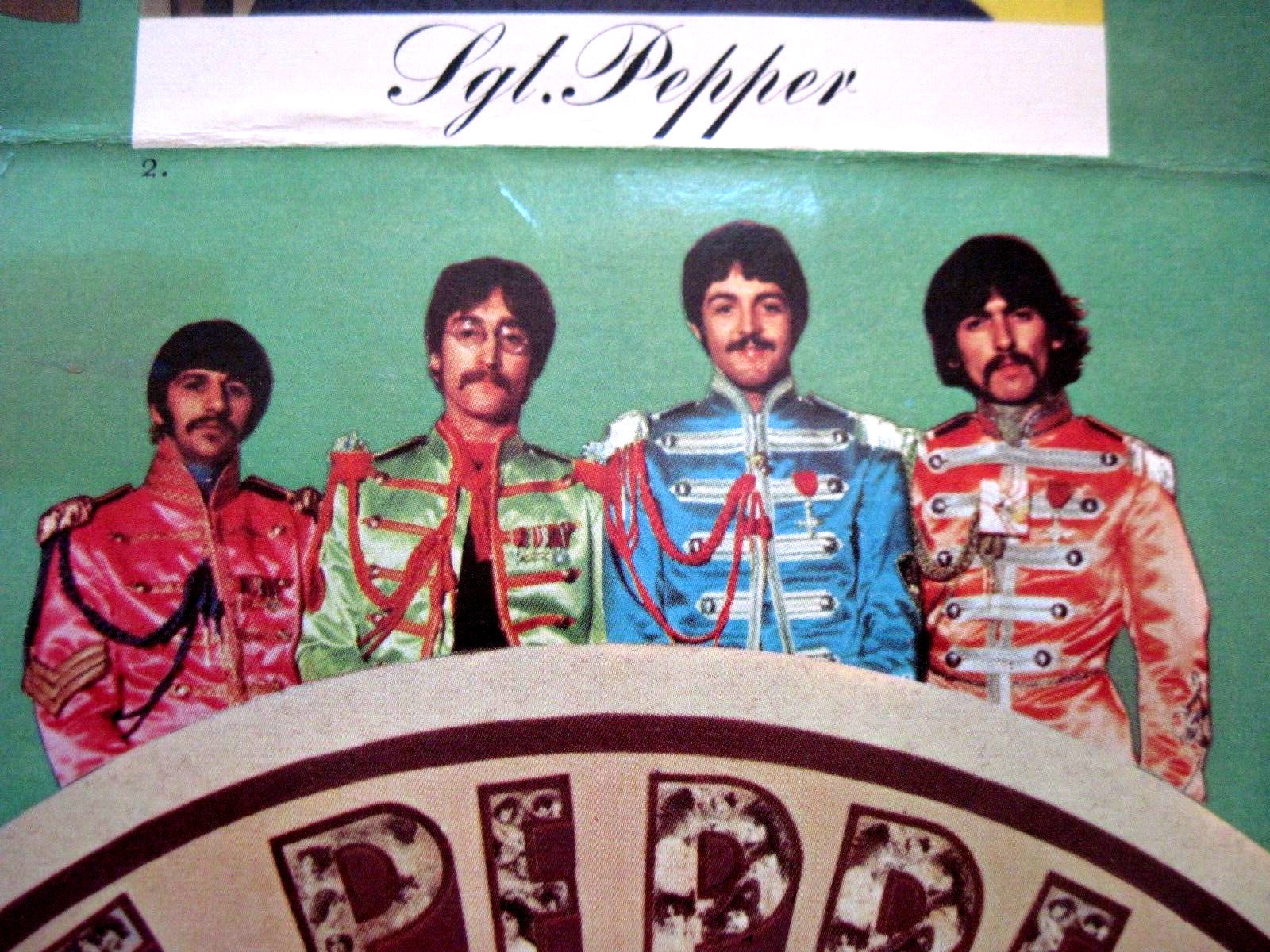 beatles sgt. pepper's (RARE SET!! 5枚!!) Beatles Ultra Rare Alternate Sgt. Pepper Cover LP Vinyl