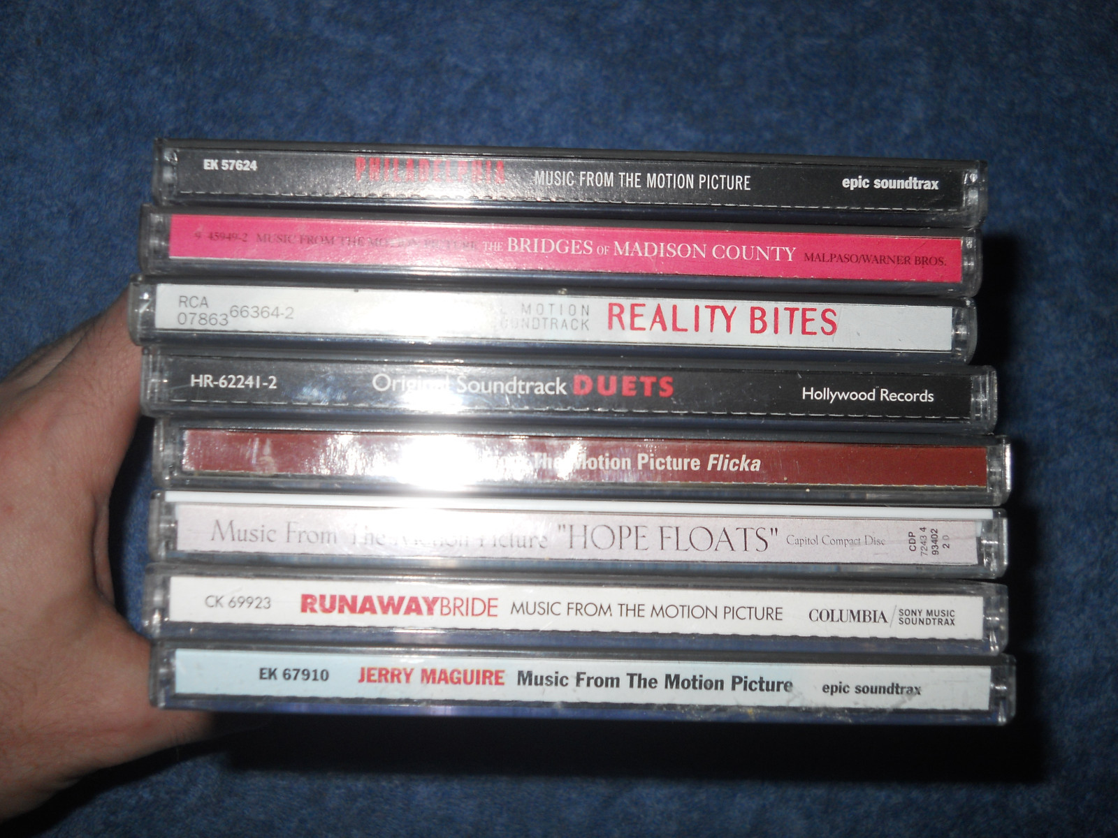 Lot 8 Movie Soundtrack CD Duets Flicka Hope Floats Reality Bites Philadelphia