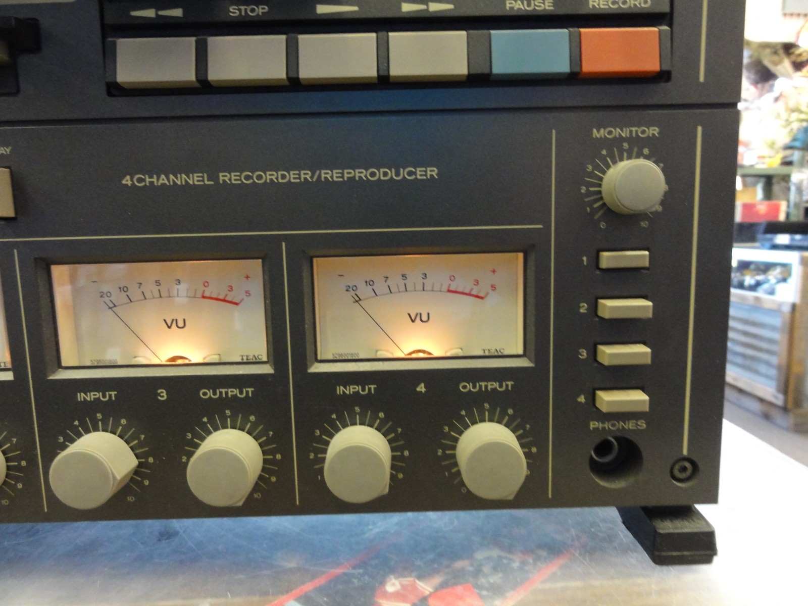 TASCAM 22-4 reel to reel 4 channel quadrophonic tape recorder TEAC