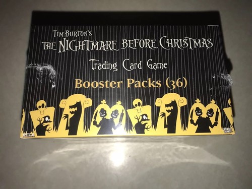 Tim Burton’s The Nightmare Before Christmas TCG 36 Booster Pack Box Sealed New