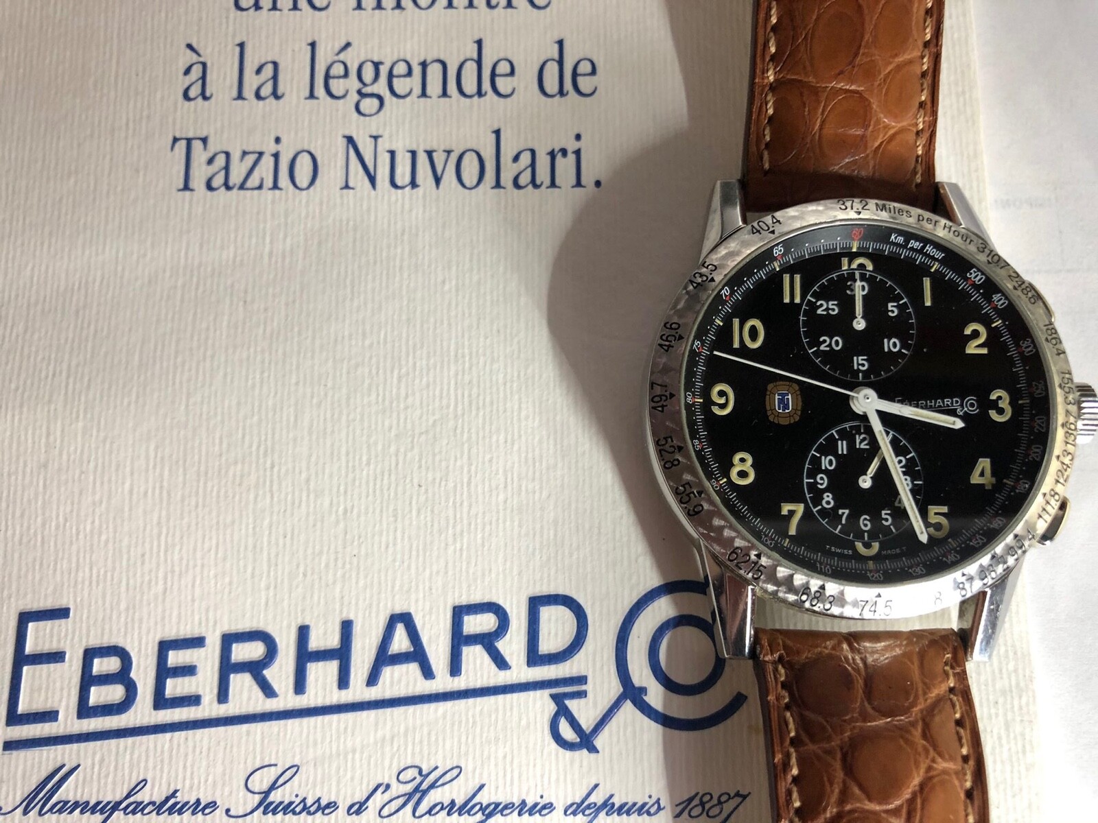 EBERHARD \u0026 CO. � TAZIO NUVOLARI � GRANDE TAILLE � 31036 | eBay