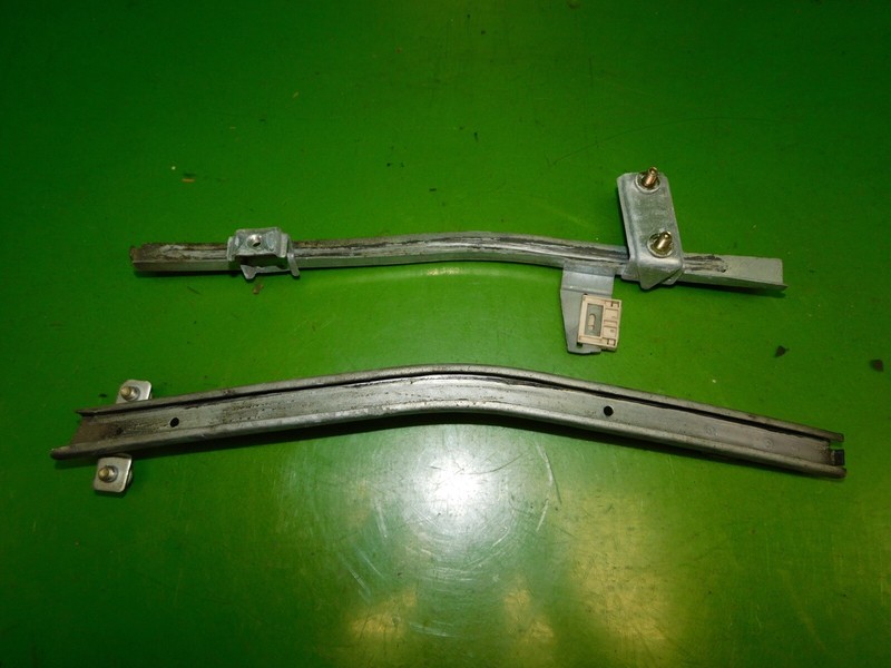 95-99 Eclipse GST OEM passenger right front door window glass tracks rails