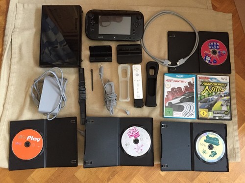 Image TOP Nintendo Wii U Premium Pack 32GB Schwarz mit Extras Image TOP Nintendo Wii U Premium Pack 32GB Schwarz mit Extras