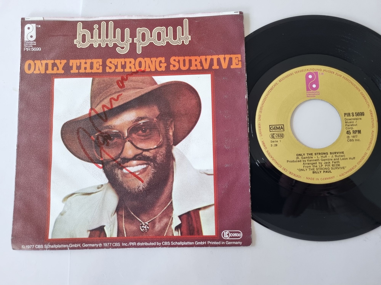 Billy Paul - Only the strong survive 7'' Vinyl Germany | eBay