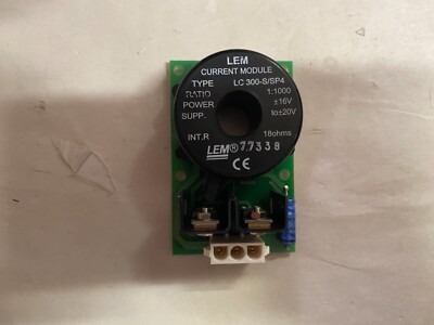 LEM LC 300-S/SP4 CURRENT Module PWR SUPP: ±16V TO ±20V