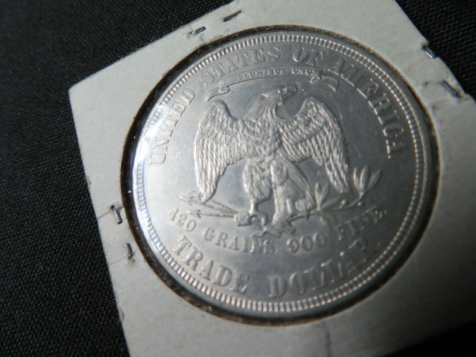 1877 Trade Silver Dollar  - Sharp Details - Rare Early Type Coin!