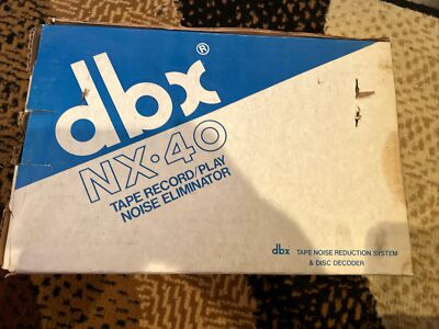 DBX Tape Record/Play Noise Eliminator Reduction (NX40) New Open Box
