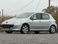 PEUGEOT 307 1.6 S 5dr Full Service record. low miles 2 keepers