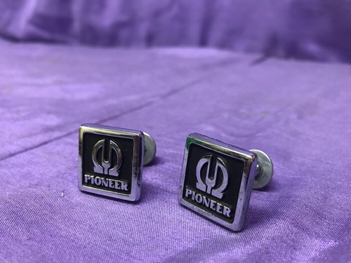 VINTAGE Pioneer CS-33 CS-53 Speaker Logo Badge Badges Grill Emblems Set PAIR