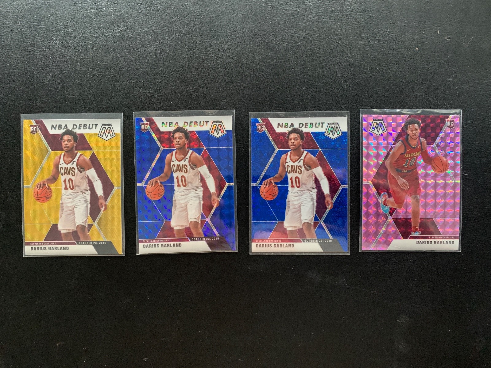 2019 Panini Mosaic Pink /49 Blue /85 Gold Prizm /99 Darius Garland RC Rookie Lot