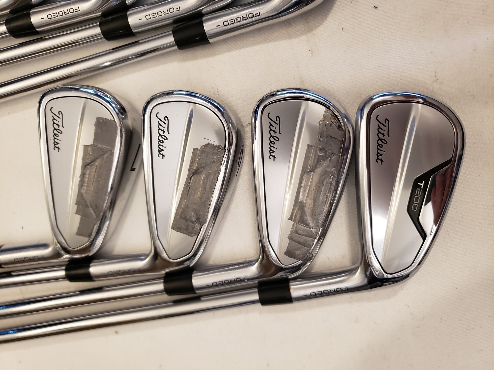 Used Titleist T200 2021 Iron Set (4-PW, GW) 8 Irons - KBS Tour 90 Reg - RH