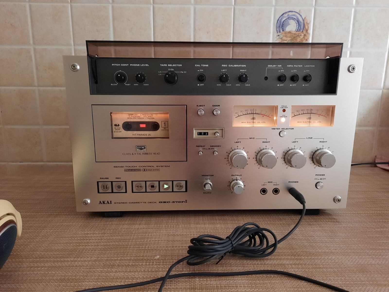 AKAI GXC-570D MK2 STEREO CASSETTE DECK IN OTTIMO STATO REVISIONATA 