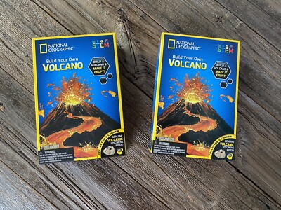 National Geographic Volcano Making Kits For Kids(lot Of 2)