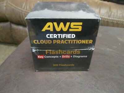 AWS Certified Cloud Practitioner Flashcard Set ︎NEW Sealed Box