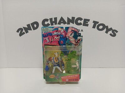 1994 Playmates Earthworm Jim Battle Damage