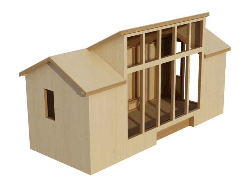 Build Your Own Tiny House 8’ X 20’ Plans DIY