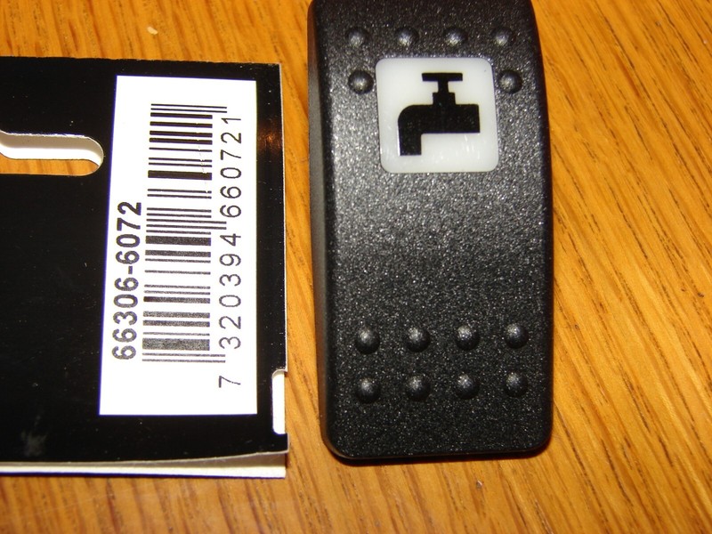 Carling 6072 Druckwasser Symbol Wippe Schalterkappe  Blende FÃ¼R Schalter Neu