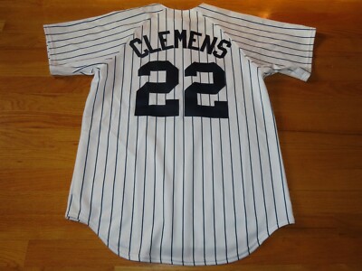 majestic NEWYORK YANKEES #22 ユニフォーム XL Majestic ROGER CLEMENS No 22 NEW YORK YANKEES Button-Down