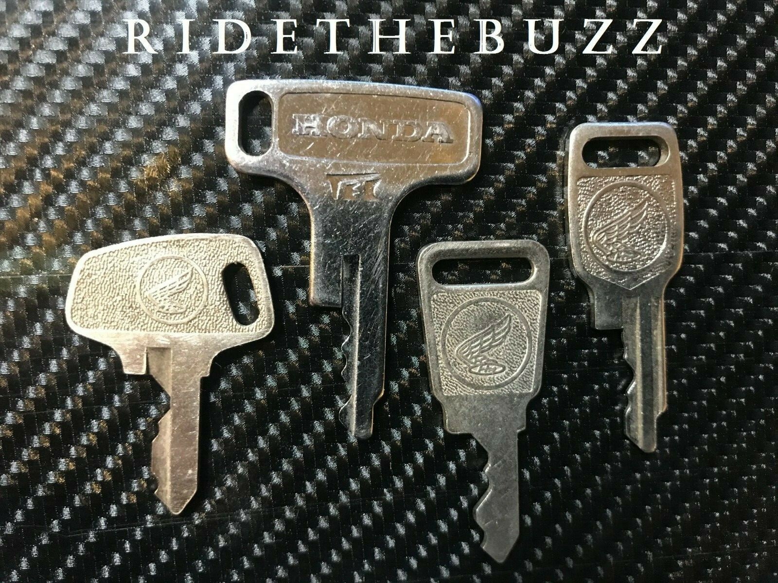 アオ　0102 ♡ Vintage Honda Ignition Switch OEM Factory Pre Cut Motorcycle