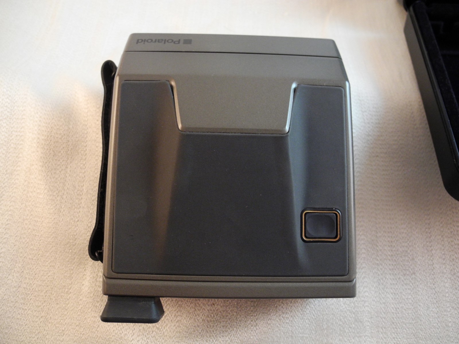 Vintage POLAROID Spectra System Instant Film Camera w/ Hard Polaroid Case EUC!!