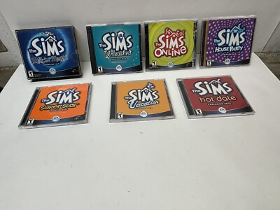 The Original Sims and Lot PC Game EA Mac Software AS IS. Lot Of 7
