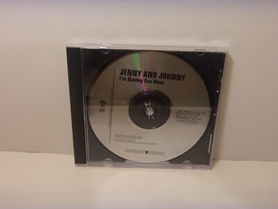 PROMO CD SINGLE  JENNY AND JOHNNY  ''I'M HAVING FUN NOW'' 2010 WARNER BROS RECORDS