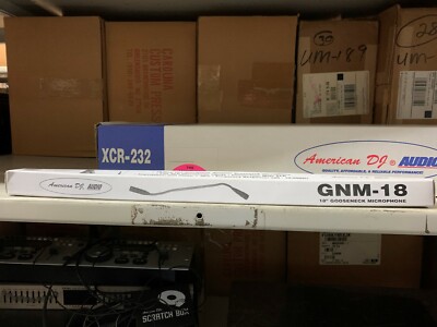 AMERICAN AUDIO DJ GNM-18 18'' Gooseneck Microphone BRAND NEW IN BOX