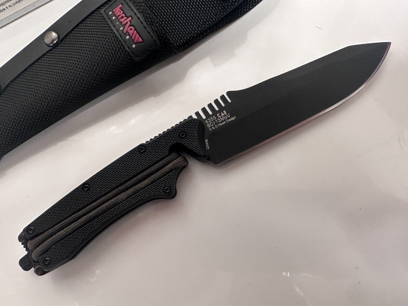 【裁断】OGS NOW basic いきなりTLH 2 KERSHAW 4355 WHIPLASH TACTICAL Fixed Blade | eBay