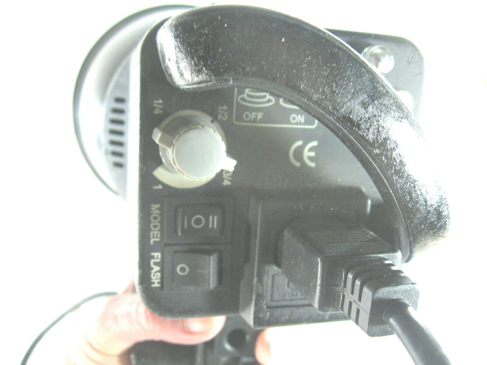Strobelite Plus Studio Flash Strobe Light with reflector, cord, working