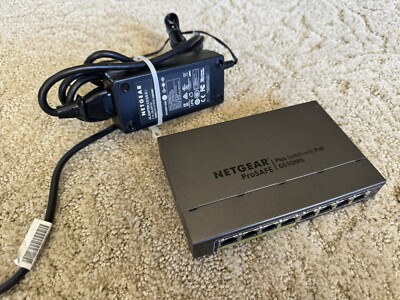 NETGEAR 8-Port PoE Gigabit Ethernet Managed Switch (GS108PEv3)