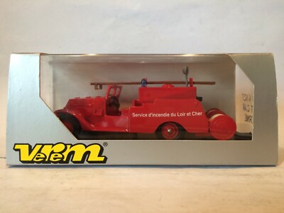 SCOUT CAR CITERNE POMPIERS LOIR ET CHER SCALE 1/43 VEREM V4107