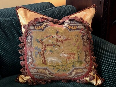 antique needlepoint pillows
