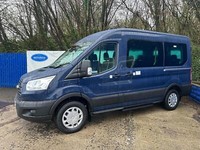 2016 66 Ford Transit 2.2 TDCi 125ps 12 Seater Trend Blue Minibus Plus Vat