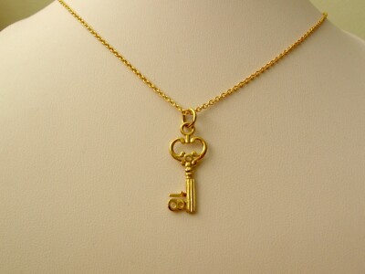 GENUINE SOLID  9K  9ct  YELLOW  GOLD  3D  18  KEY  BIRTHDAY GIFT CHARM/PENDANT  