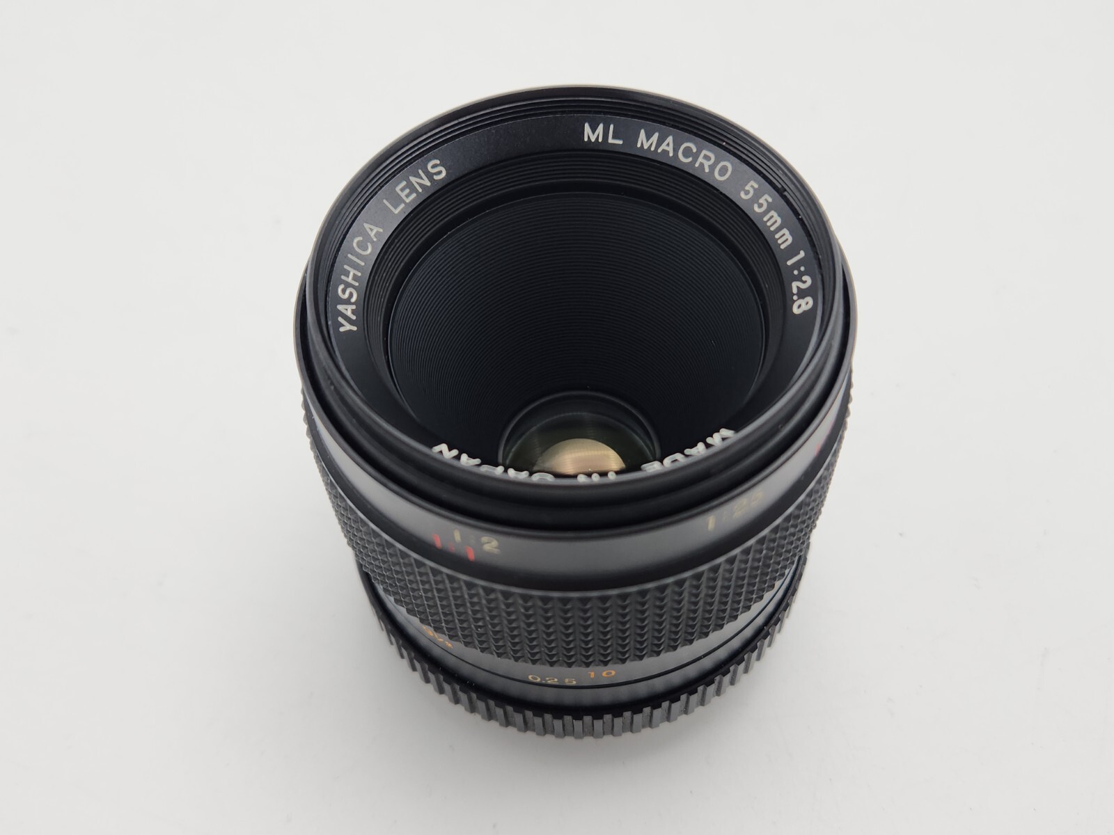 ヤシカ　レンズ　YASHICA ML MACRO 55mm F2.8 標準マクロ】YASHICA ML MACRO 55mm F2.8 外観レビュー | 収差Love