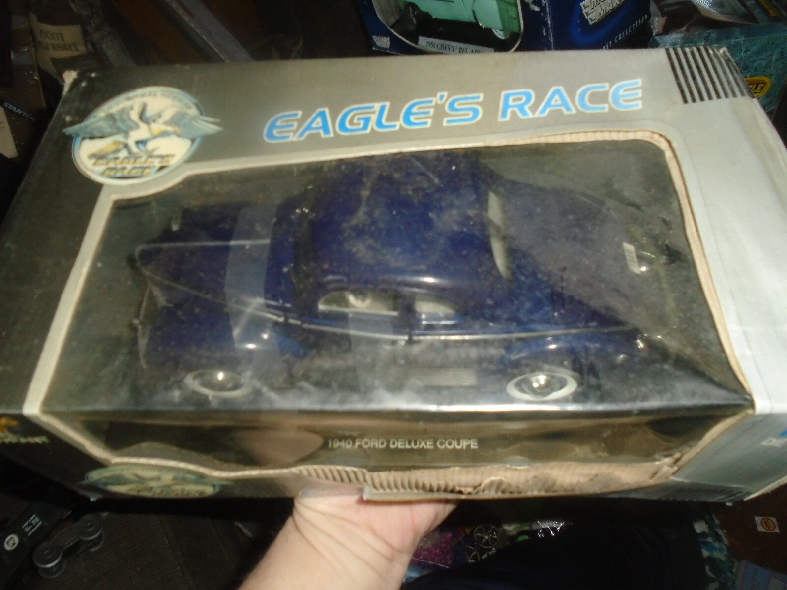 Eagle's Race 1940 Ford Deluxe Coupe # 38030 Blue 1:18 Die