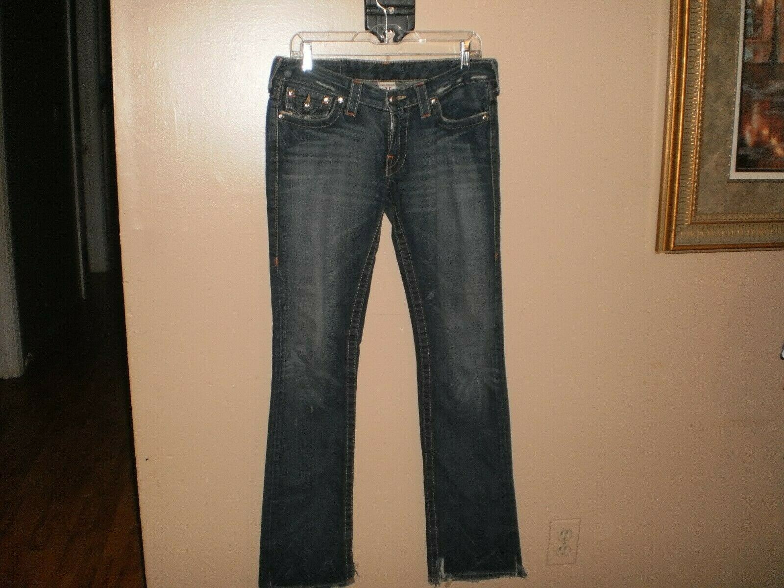 TRUE RELIGION STRAIGHT 28 インチ RICKY SUPER T STRAIGHT JEAN - Body Rinse Black | True Religion