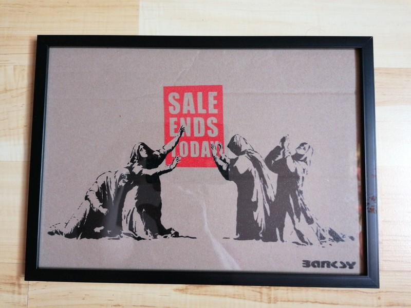 Bansky / Carton Pochoir 