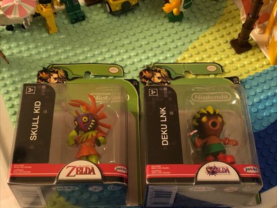 Zelda Majora s Mask Skull Kid Deku Link  3'' Figures World of Nintendo Jakks