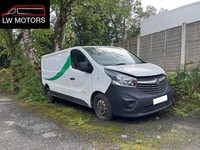 VAUXHALL VIVARO 2900 1.6CDTI 123 BHP L2H1 LWB 2018 18 REG SPARES OR REPAIRS