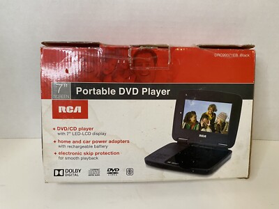 RCA DRC99371EB Portable DVD,CD and JPG Player (7'') NEW