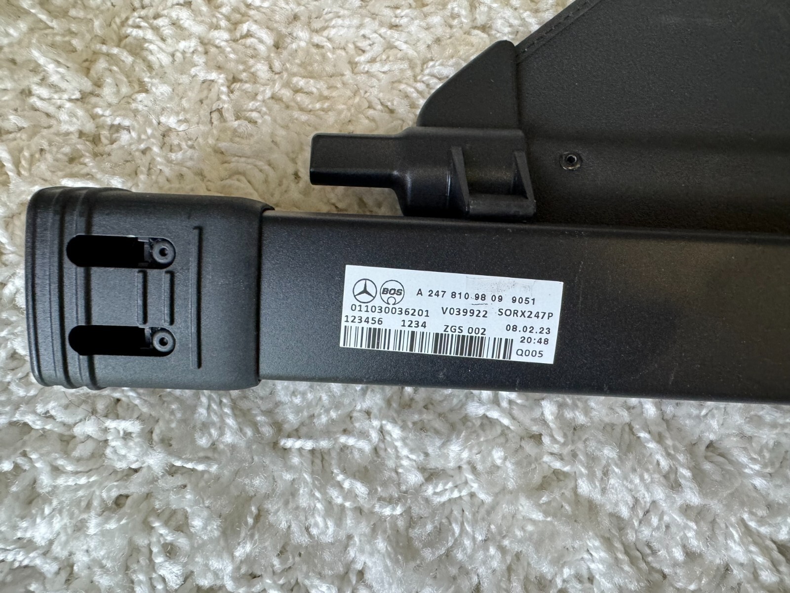 パーツ MERCEDES BENZ Cargo Cover OEM OEM Mercedes-Benz Genuine GLB Cargo Cover Roller Blind