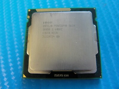Intel SR05R Pentium Dual Core G620 LGA 1155/Socket H2 2.6GHz Desktop CPU B9/BT