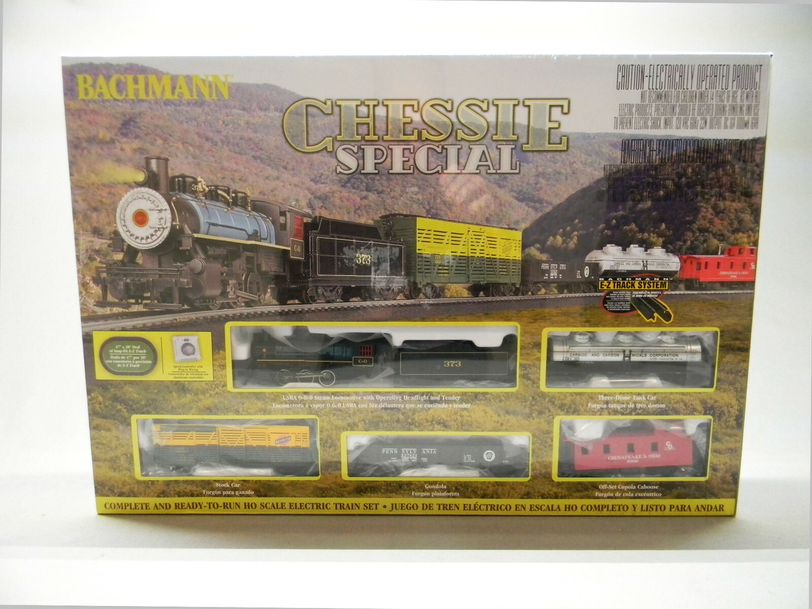 Bachmann HOゲージ 蒸気機関車セット BACHMANN CHESSIE SPECIAL 0-6-0 STEAM ENGINE FREIGHT TRAIN SET HO
